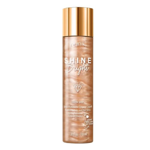 PUPA Shine Bright Glow Mist - Leuchtendes Spray für Körper & PUPA Shine Bright Glow Mist - Leuchtendes Spray für Körper &